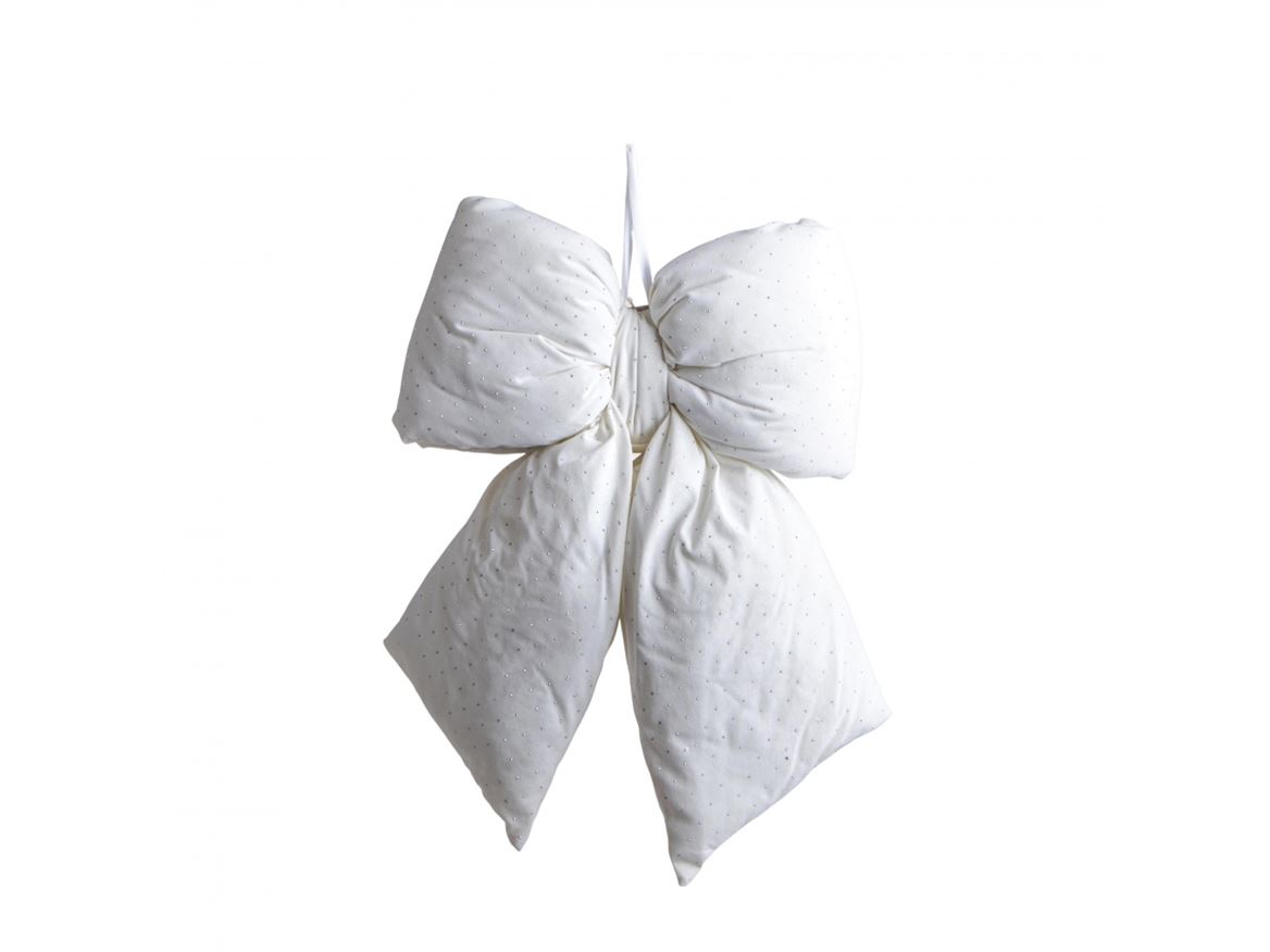 .xmas. Fiocco Natale 40xh.48 Cm - White