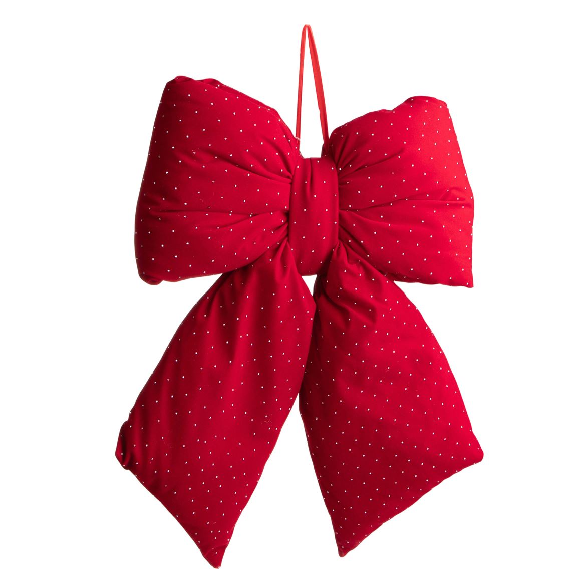.xmas. Fiocco Natale 50xh.65 Cm - Red Burgundy
