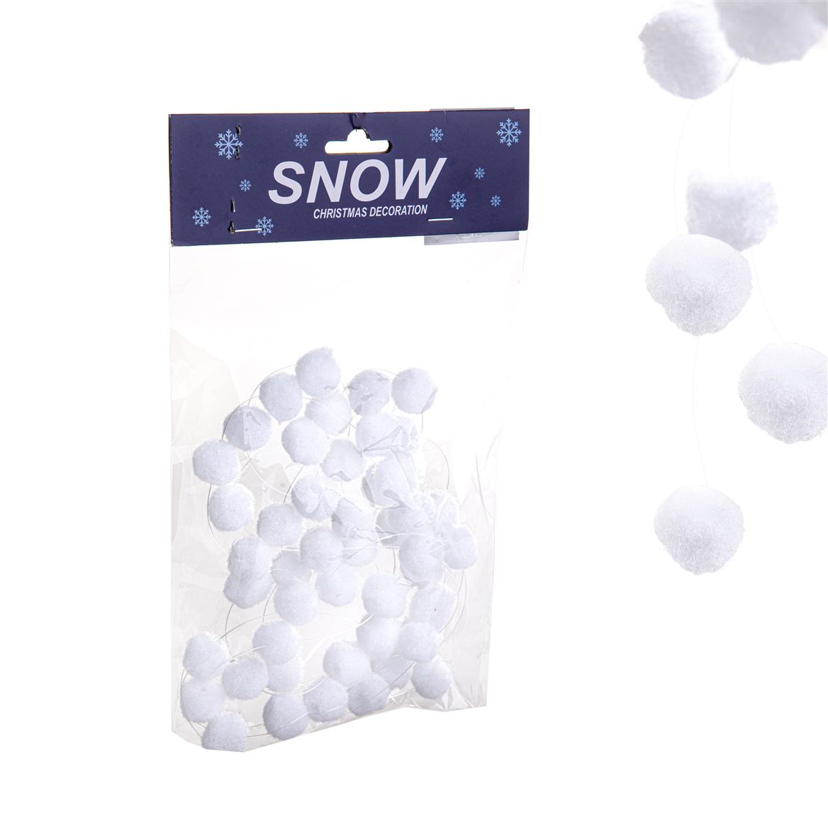 .xmas. Ghirlanda 280 Cm Sfere - White