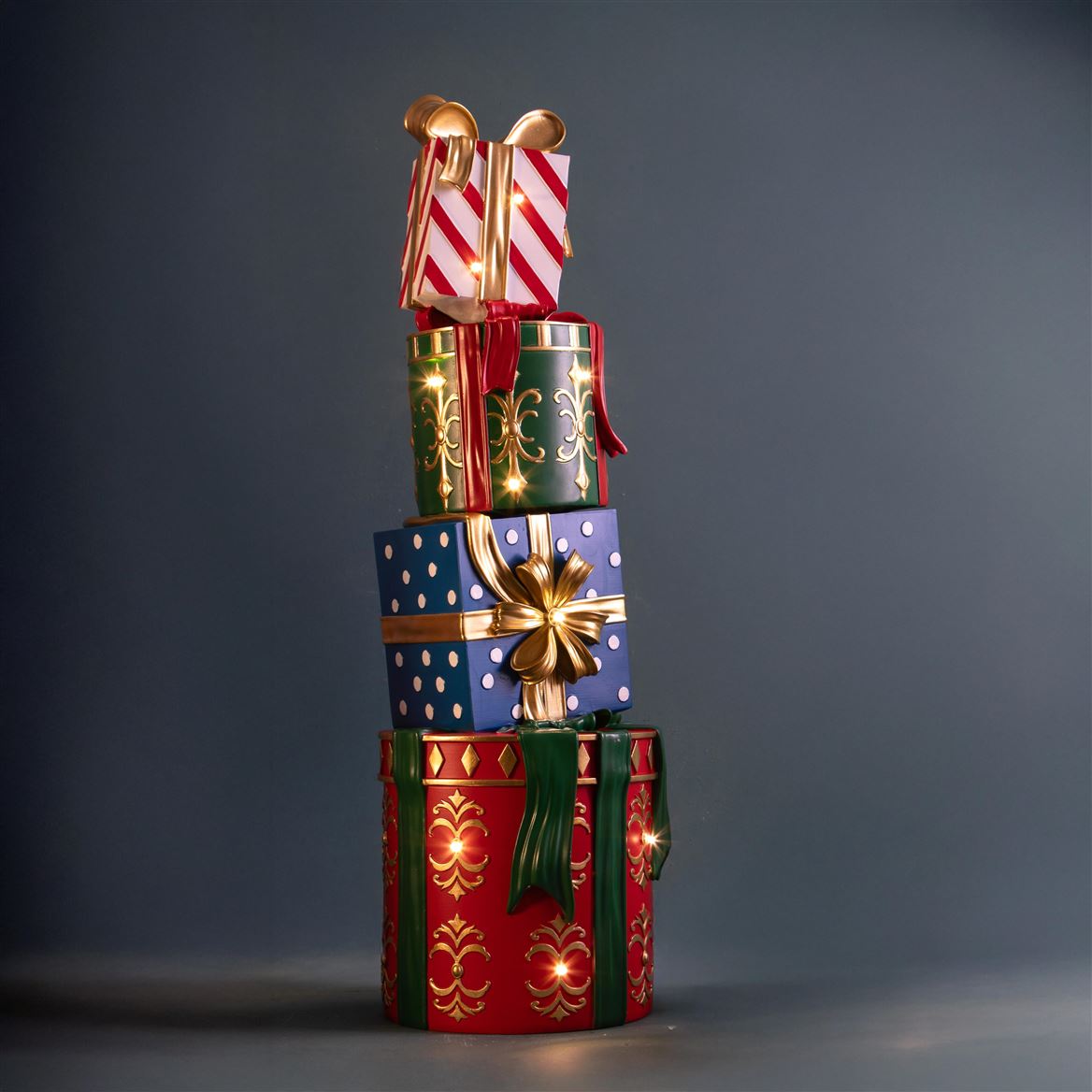 .xmas. Pacchi Regalo 23xh.71,2 Cm Led - Multicol