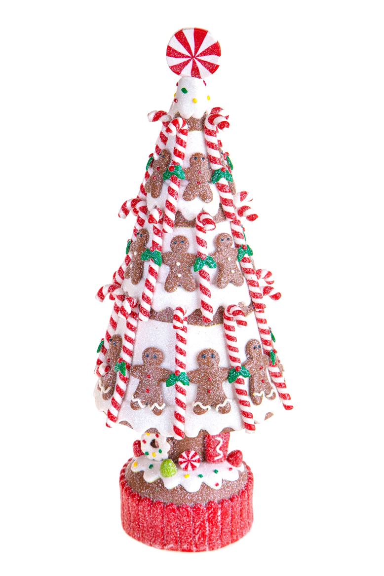 .xmas. Albero Di Natale 32 Cm - Red White
