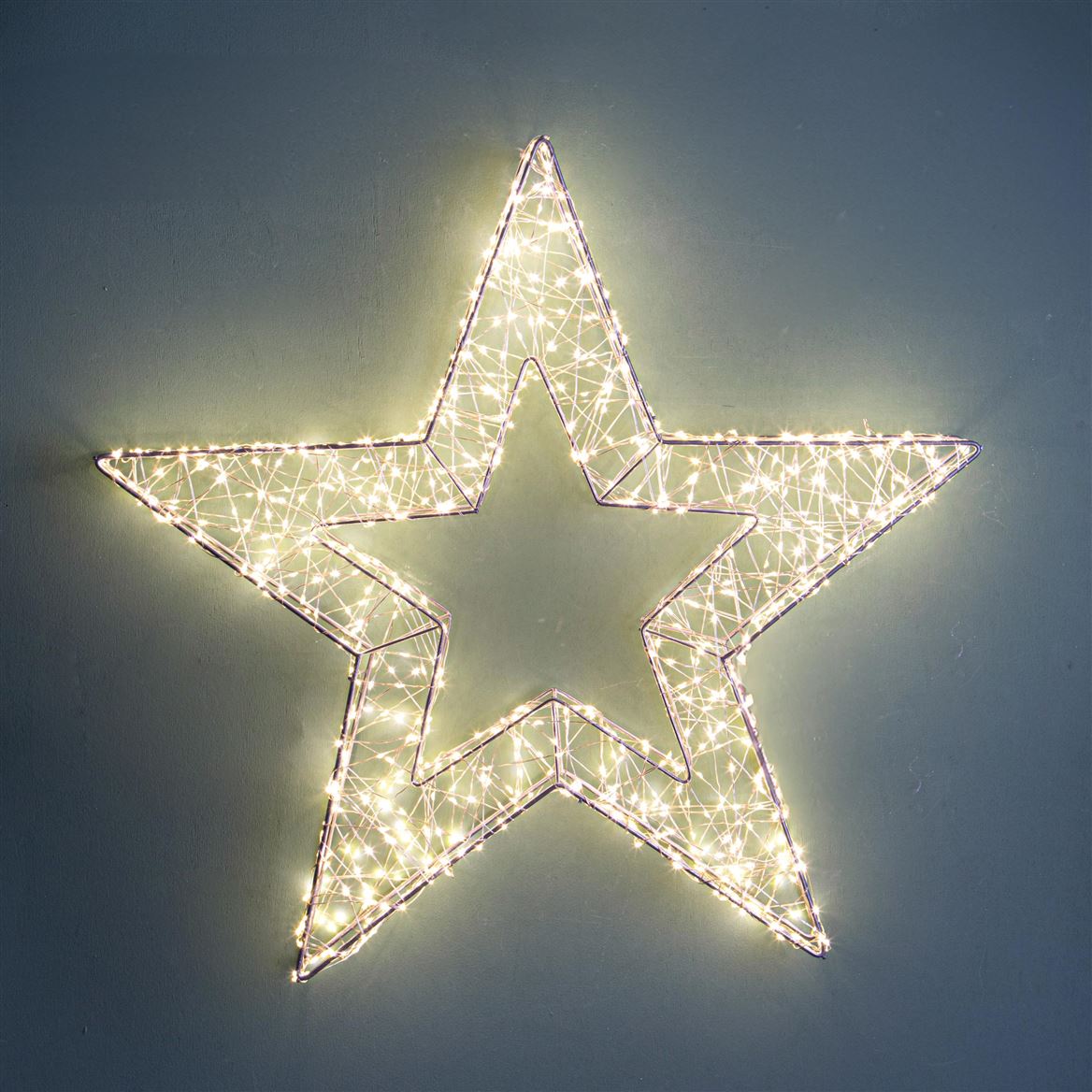 .xmas. Stella Natalizia 58cm 1200led - Luce Calda