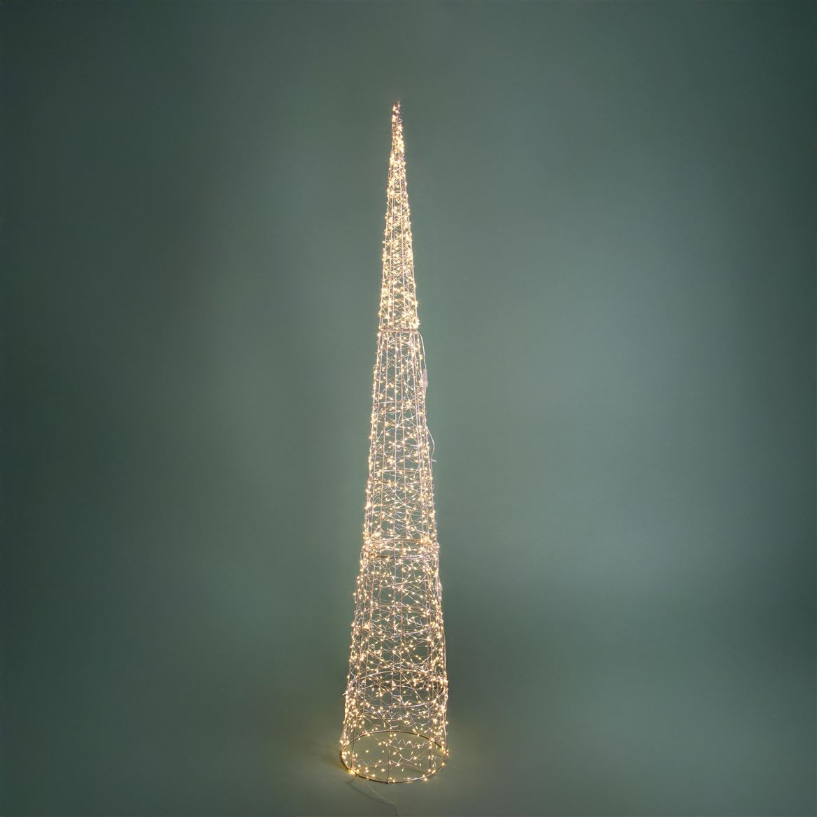 .xmas. Albero Cono H.180cm 1300 Led - Bianco Caldo
