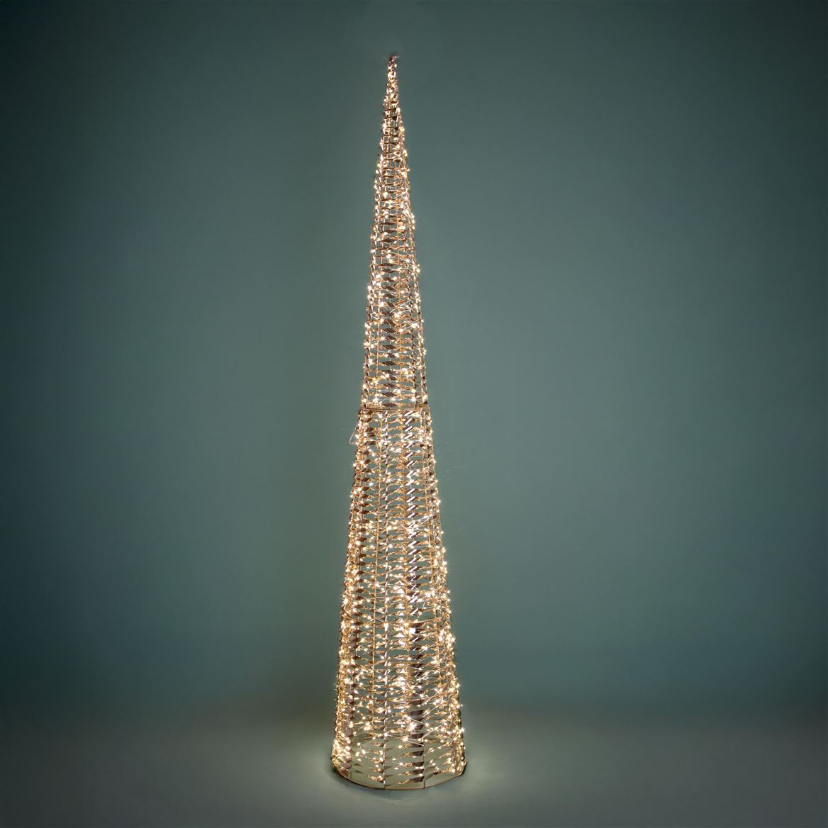 .xmas. Albero Cono Led 210cm 1440 Led - Pet Gold