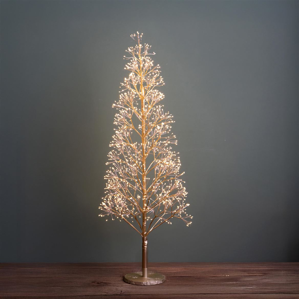 .xmas. Abete 120cm 1500microled Da Est - Warm Whit