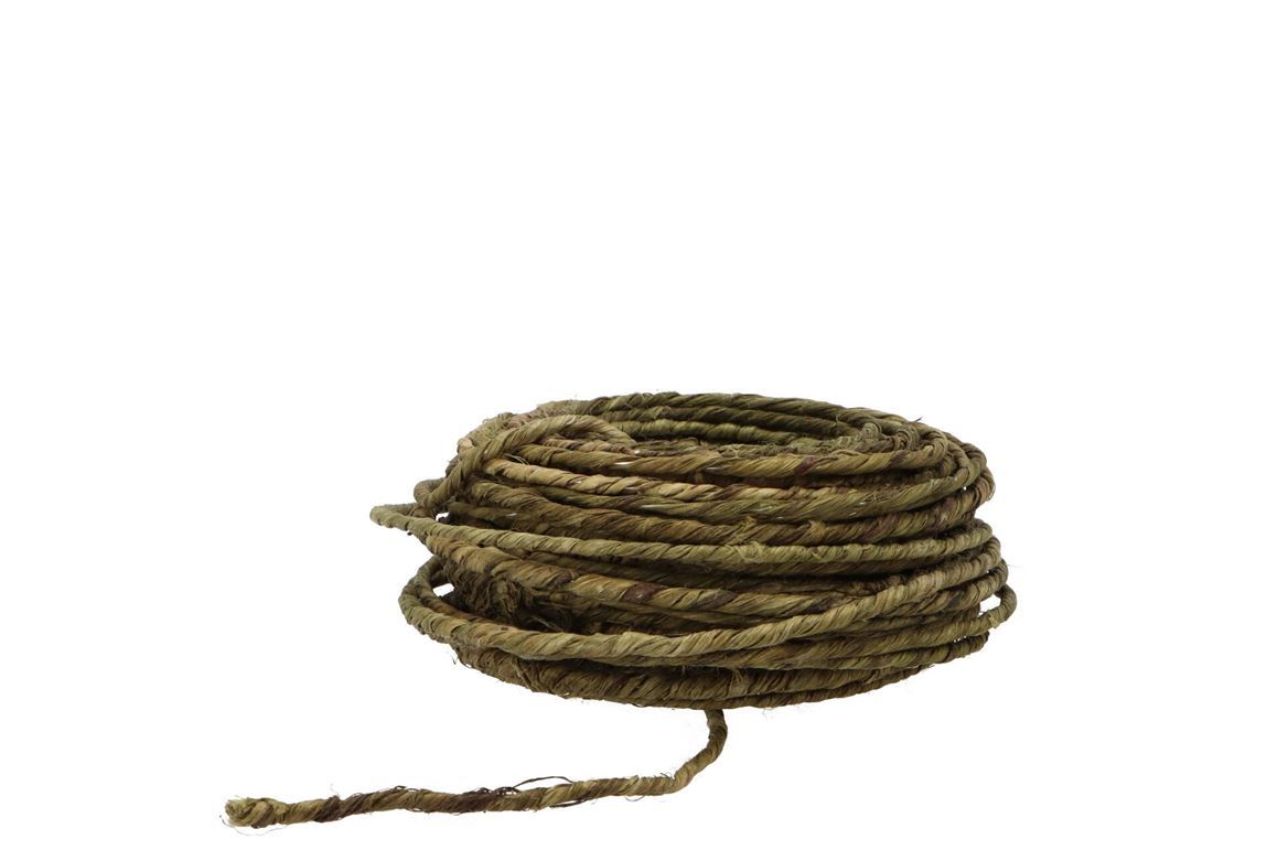 Nastri. Corda Intrecciata Green Anima Metallo 21m